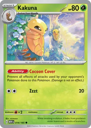 REVERSE HOLO KAKUNA (14/165)