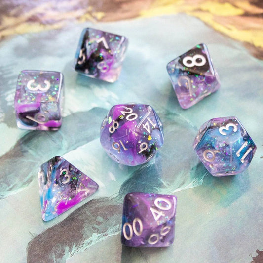 Glitter Pink DnD Dice