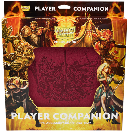 Dragon Shield - Roleplay Player Companion - Blood Red