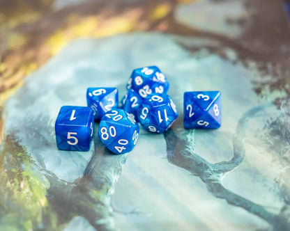 Blue Lagoon DnD Dice Set