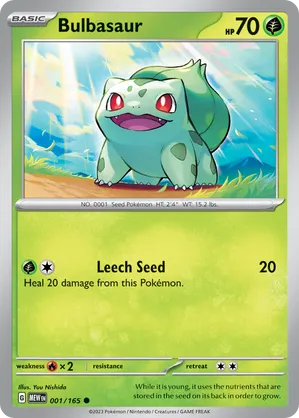 BULBASAUR (1/165)